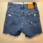 Levi's Women's 501 Original High-Rise Mid-Thigh Jean Shorts Size 24 Photo 2