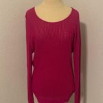 Etcetera Purple See Thru Sweater Photo 0