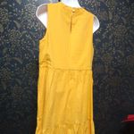 J.Crew  Yellow Maxi Sleeveless Tiered Dress Photo 2