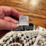 Jessica Taylor White Embroidered Dress/Beach Coverup Size L Boho Peasant Size L Photo 4