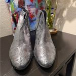 Ara Gray/Blue Metallic Snake Print Ankle Boots Gray Size undefined Photo 1