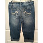 Cato  Denim Low-Rise Jean Crop Capri Pants Womens 4‎ Stretch Pedal Pusher Y2K Photo 2