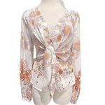 Free People  Run Free Tunic in Ivory Size S Photo 1