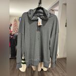 PRETTYGARDEN Charcoal Button-Up Women's Hoodie Photo 2