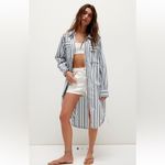 We The Free  Pop Prep Striped Shirt small coastal‎ preppy vacation beach Photo 1