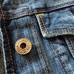 Ralph Lauren Polo Jeans Co Distressed Rocker Denim Jacket Medium Blue Jean Photo 3