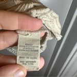 Gimmicks by BKE  Tan/Orange Sheer Split Back Blouse size M Photo 6