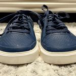 Crocs  CitiLane Roka Court Women’s 11 Low Top Sneaker Shoes Navy/White 204884 Photo 2