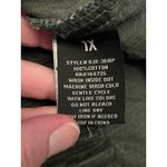 American Bazi Jacket Womens 1X Green Corduroy Hooded Zip Cropped Flap Pockets Photo 5