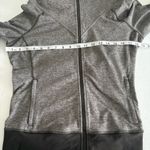 Lululemon Be Present jacket slate gray size 12 full zip up funnel neck Photo 12