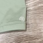 ANINE BING  Sport NWT Sage Green Jules Asymmetrical One-Shoulder Sports Bra Sz XL Photo 4