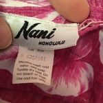 Vintage hot pink floral Hawaiian tunic Size M Photo 2