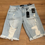 Kut From The Kloth  Light Blue Bermuda Shorts Photo 0