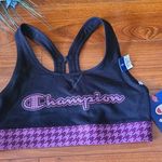 Champion  Black/Lavender Sports Bra Size Small Photo 0