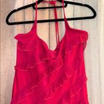 Oh Polly NWT  Size 12 Elegant Red Ruffle Dress Photo 1