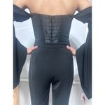 White House | Black Market Black Off The Shoulder Drama Sleeve Jumpsuit 2 H16 Photo 6