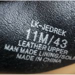 Lucky Brand  Jedrek Womens Wedge Size 11 Black Leather Open Toe Slip On Pump Heel Photo 4