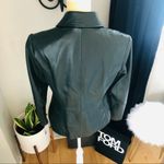 Preston & York Preston & York Lambskin Leather Moto Jacket, Luxurious, Dark Green, Small, NWT Photo 4