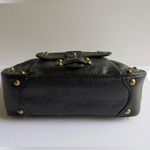 Michael Kors Vintage Black Signature Logo Coated Leather Hobo Shoulder Bag W/COA Photo 5