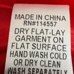 Anthropologie  THML Red Textured Sleeveless Ruffle Detail 2 Pocket Dress Photo 11