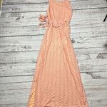 Melissa Odabash lace maxi dress swimsuit cover up size small Pink Photo 4