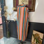 DUBGEE by Whoopi Boxy Colorful Stripe Pocket Sleeveless Dress Photo 9