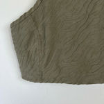 Twenty Montreal Bali Tiger 3D Women's Sports Bra Olive Green Crop Athletic Small Photo 3