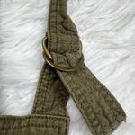 Free People expedition Olive green linen-blend overalls Photo 5