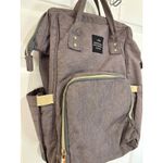 LAND Diaper Bag Backpack Large Capacity Multifunction Travel Bag Gray Photo 1