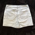 Nine West Bleach Washed Button-fly Denim Shorts Photo 5