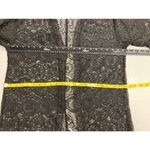 Black Lace Kaftan/Vest, Ruffle Sleeves, Sheer Size L Photo 5