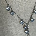 Swavorski Swarovski Cube Crystal Comet Argent Light Y Necklace Photo 4