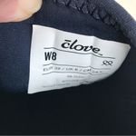 CLOVE Womens Classic Nursing Sneaker Size 8 Comfort Shoe Slip On Navy Aqua Blue Photo 5