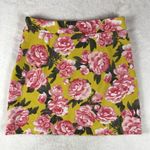 INC Spring Floral Romance Knit Mini Skirt NWT Size 14 Photo 0