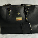 Swiss Gear RosaLyn 14” Laptop Black Leather Tote Bag Photo 0