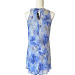 NWT Lauren Ralph Lauren Lavender Floral Mini Chiffon Dress SZ Photo 5