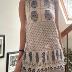 Angel Biba White And Blue Beach Cover Up  Photo 4