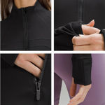 Running Jacket thumb holes size 8 Black Photo 2