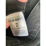Old Navy  Womens Jeans Size 2 Black The Diva Cotton Blend 5‎ Pocket Photo 2
