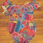 Bleu Rod Beattie One Piece Bathing Suit Sz 12 Photo 1