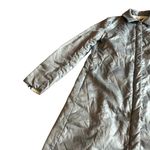 ZARA Basic Zip-Down Jacket Coat Dark Grey Casual Warm Lightweight Size Medium Photo 4