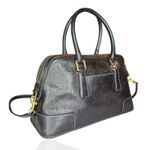 Coach Vintage Legacy Bag French Calf Leather Satchel Black Signature Purse Photo 2