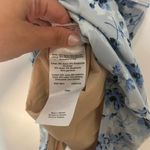 A pea in the pod NWT  Ruffled Maternity Floral Swimsuit Light Blue Size S Photo 4