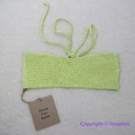 Stone Fox Swim NEW  free people meadow bikini top pomelo pique,‎ size XS Photo 5