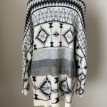 Aeropostale Black/Whtie Oversized Cardigan Size Extra Small Photo 3