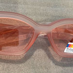 AIDEN | Transparent Matte Pink | Polarized Sunglasses Photo 0