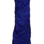 Alex Evenings Crushed Taffeta Blueberry Beaded Neckline Formal Long Maxi Dress 8 Photo 0