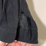 CHAPS  woman black 100% linen button up shirt 3/4 sleeve Photo 3