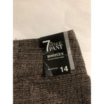 Women’s NY&C 7th ave Pants sz14 tall Suiting collection NWT Brown Size 14 Photo 3