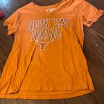 Womens Texas longhorns Orange Hook 'Em Horns T Photo 0